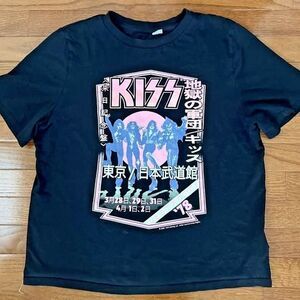 H&M 2020 KISS T-Shirt Destroyer 78 Japan Tour Women Size Small S Rock Concert